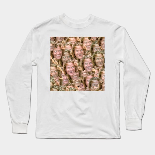 Crazy Willem Dafoe Long Sleeve T-Shirt by DankFutura